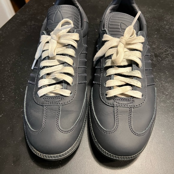 Women’s Adidas Samba Humanrace Sneakers Charcoal Colorway - Picture 1 of 8